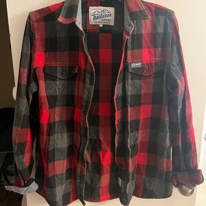 Penfield Red and Black Checkered Men's Shirt